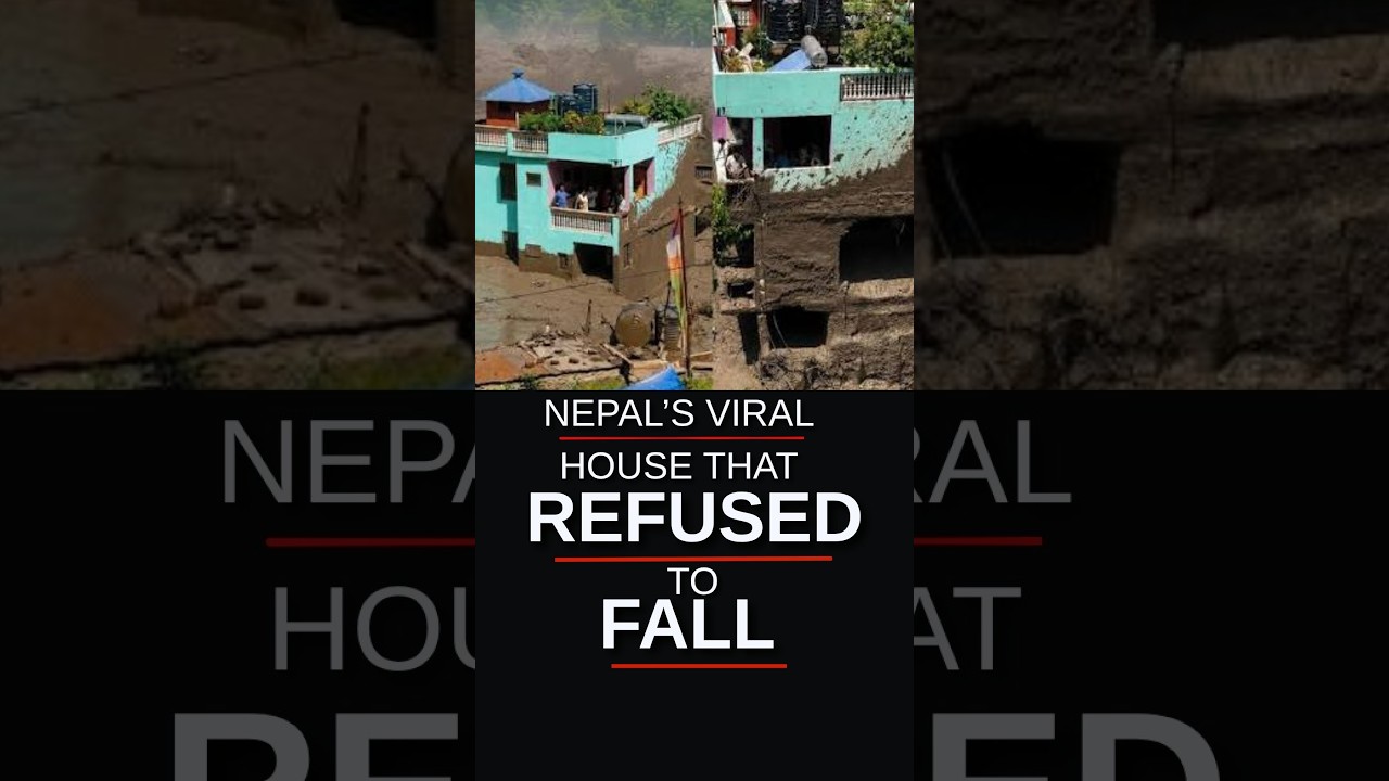 Nepal Floods Fury | The #Viral House That Refused To Fall #nepal #nepalflood #nepalnews