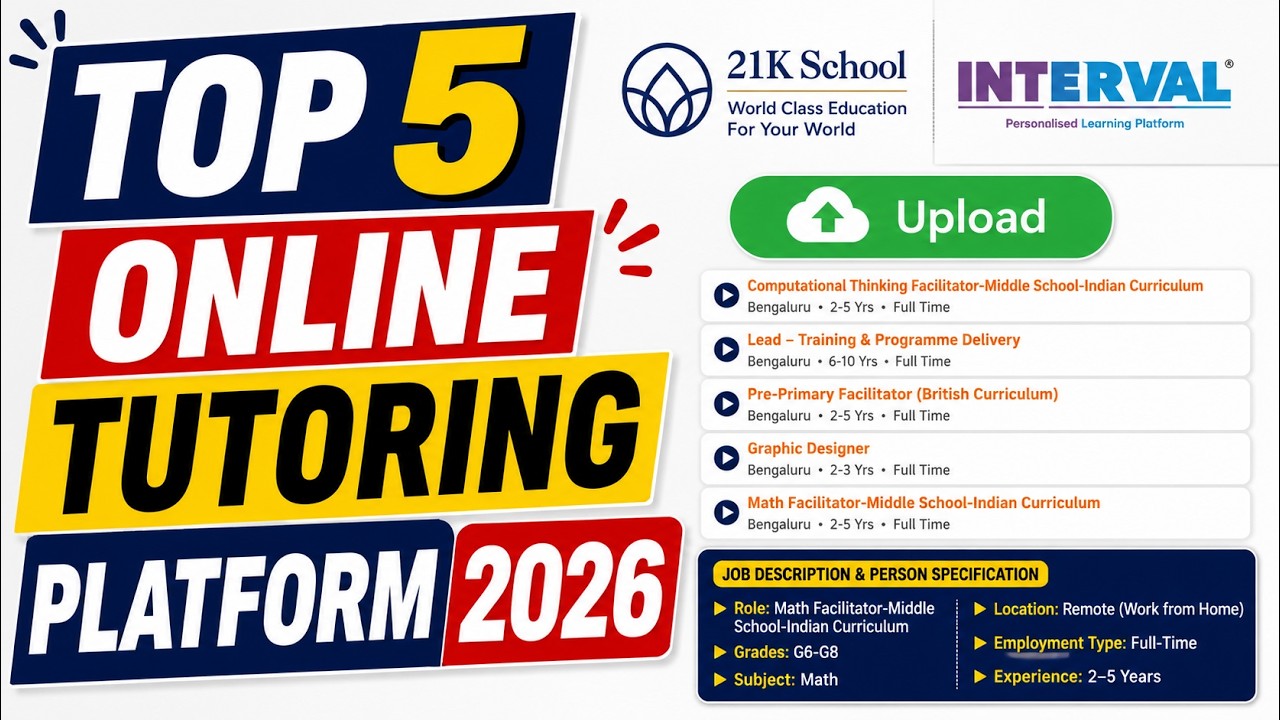 Top 5 Online Tutoring Platforms 2026 / Online Earning 2026 / Indian Tutor Websites 2026