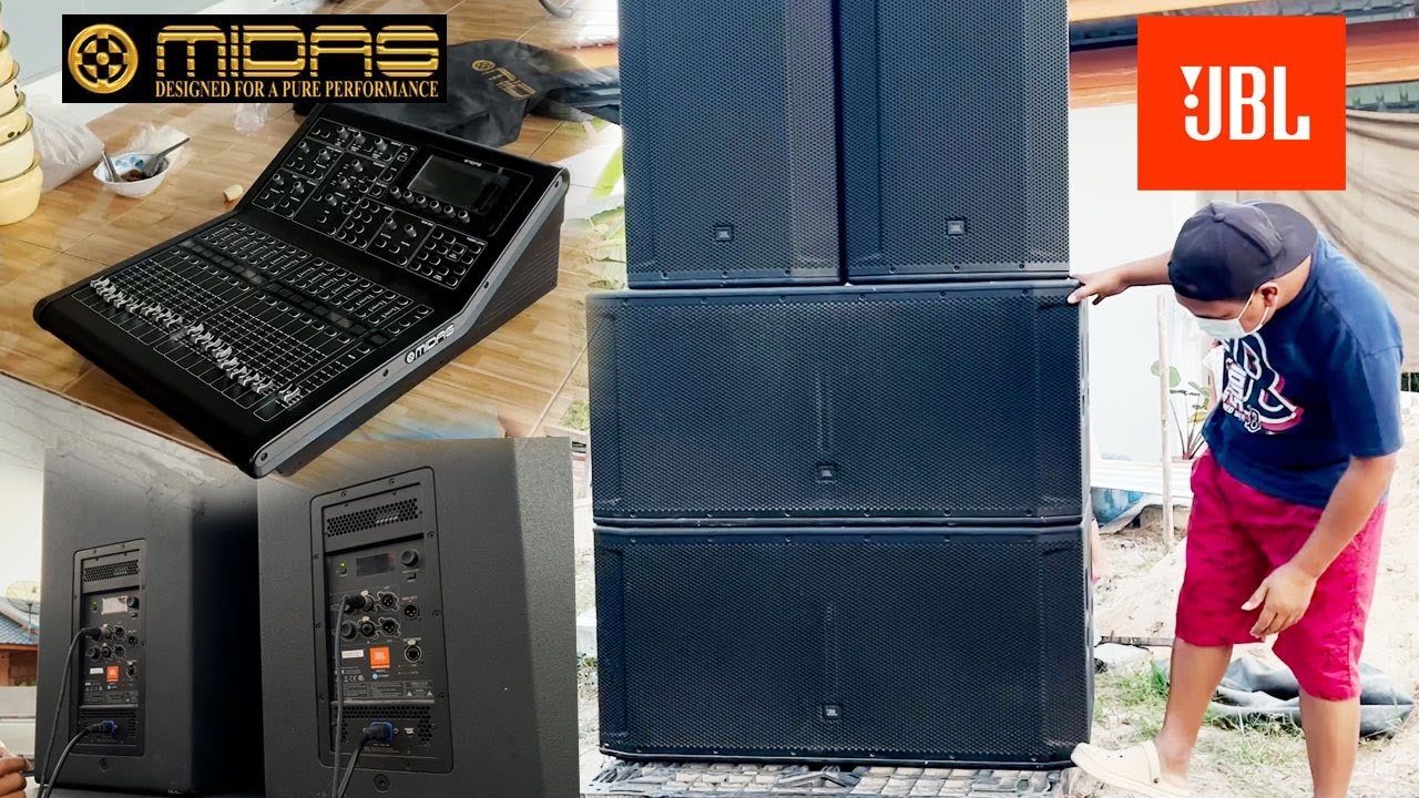 Test  JBL SRX828SP DUAL 18