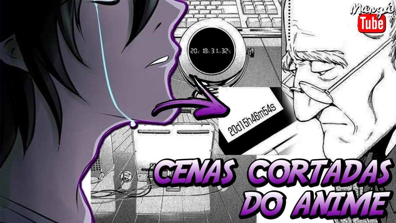 CENAS EXCLUÍDAS DO ANIME DE DEATH NOTE E QUE SÓ EXISTEM NO MANGÁ