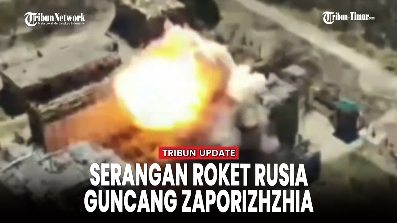 Hujan Roket Tornado-S Rusia Bombardir Cadangan Militer Ukraina di Zaporizhzhia