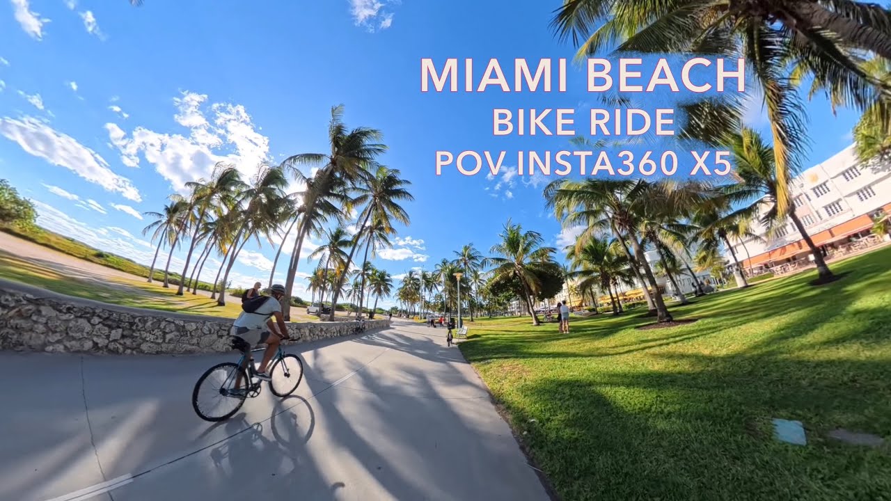 4K Miami Beach Bisiklet Gezisi | Miami Beach Bike Ride – Part 1 🌴 🚲