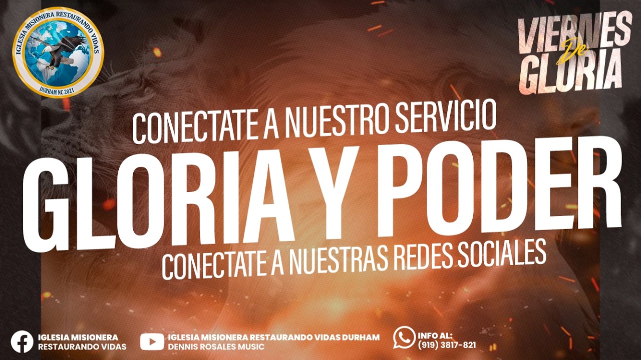 ✨🙌 VIERNES DE GLORIA | ¡Cristo Vive! 🔥✝️ Servicio En Vivo