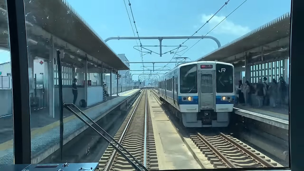 全区間ノーカット全面展望 マリンライナー 岡山駅〜高松駅 2023年7月17日