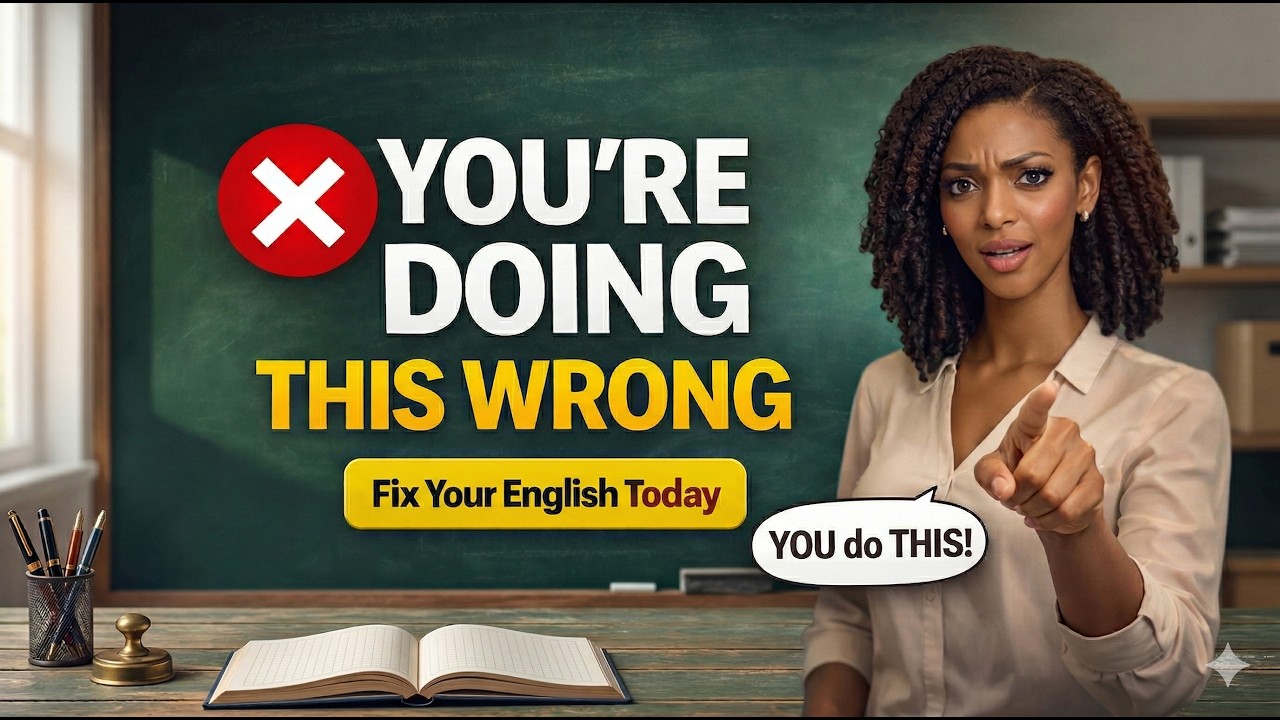 Your English is Not Improving. Fix it Today!