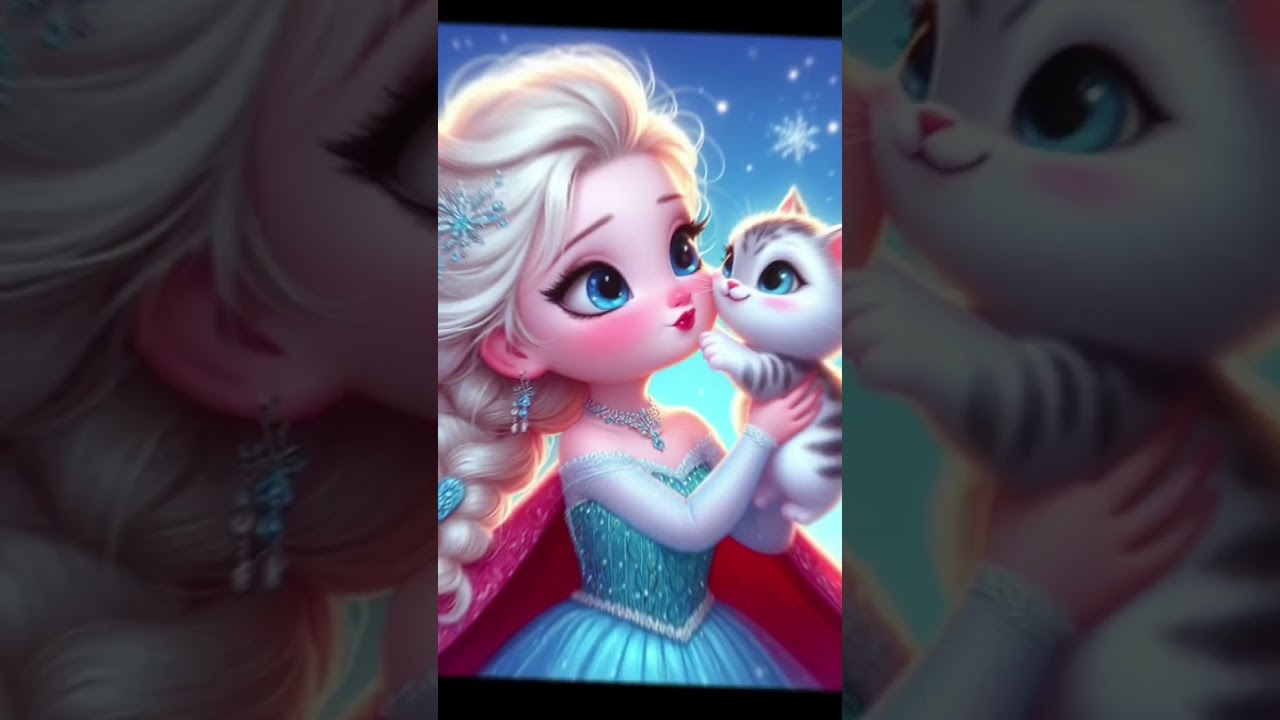 A little Princess so cute #disney #princess #cute #cat