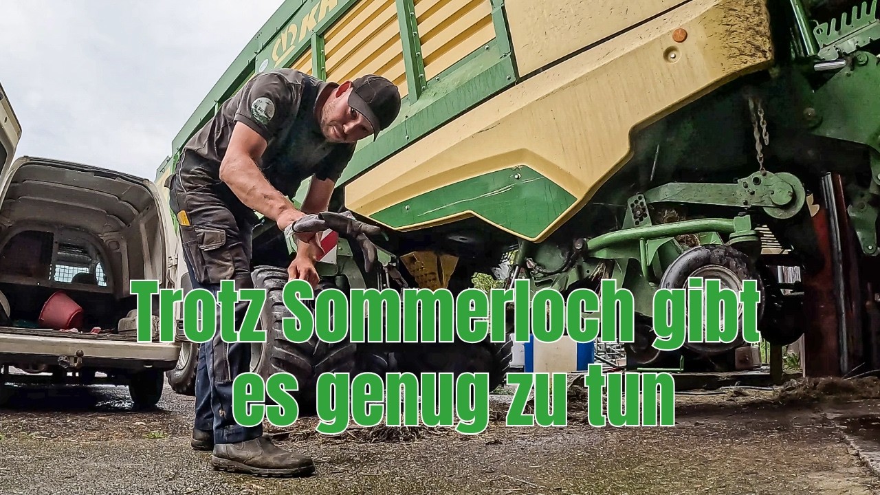 Farm-Vlog #34 Es ist Sommerloch und Urlaubszeit aber zu tun gibt es in der Landwirtschaft immer was