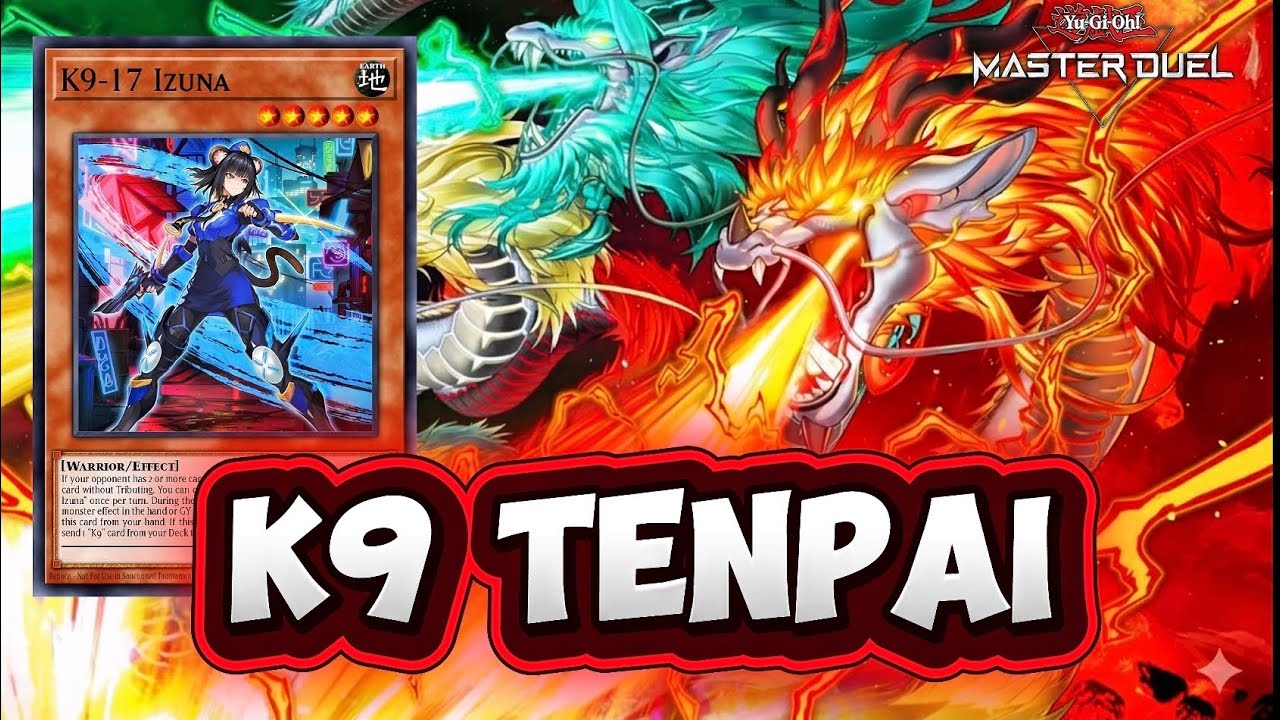 Tier 0 Potential? K9 Tenpai Deck Profile & Replays! BROKEN COMBO VS The New Meta [Master Duel]
