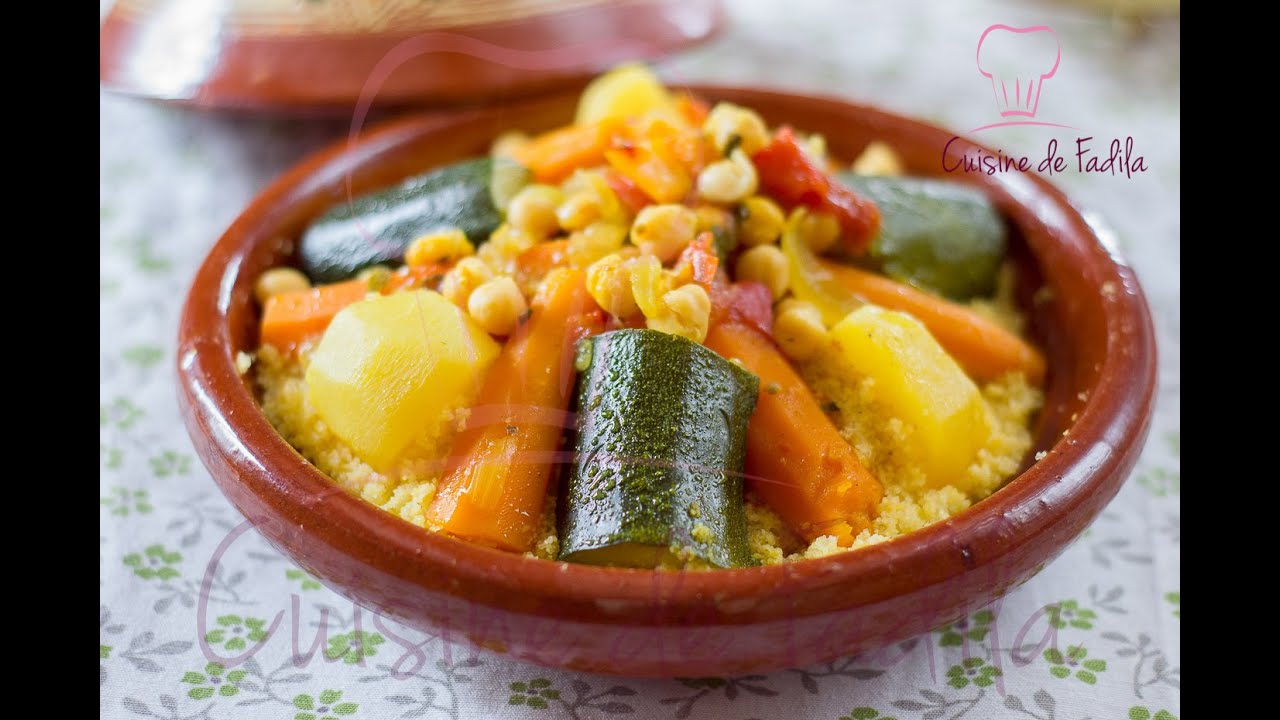 Couscous de maïs aux légumes كسكس بالذرة والخضار