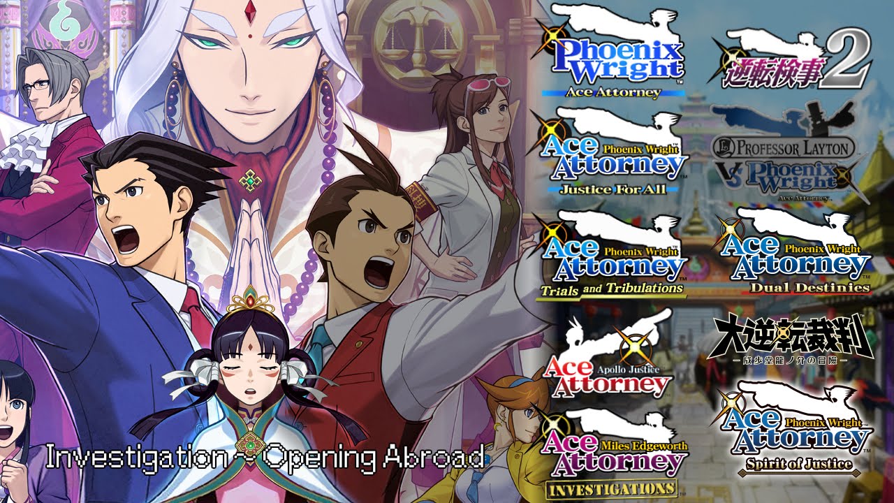 Ace Attorney: All Investigation Themes 2016