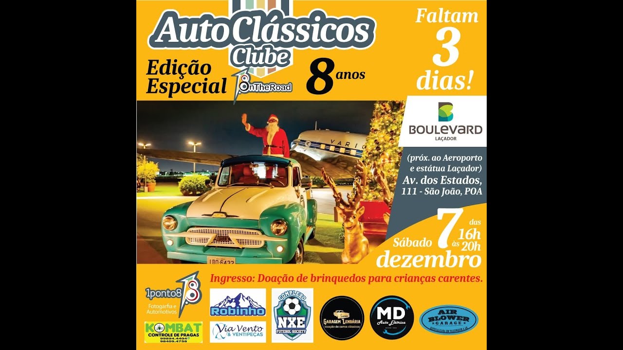Encontro Auto Clássicos Clube  7.12.24 - Porto Alegre - RS