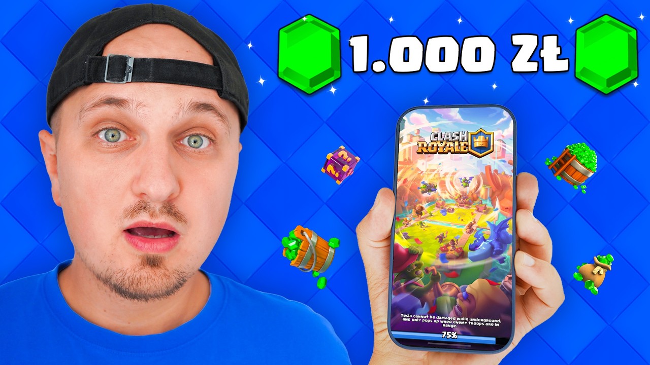 WYDAŁEM 1000 ZŁ W CLASH ROYALE NA ZEROWYM KONCIE