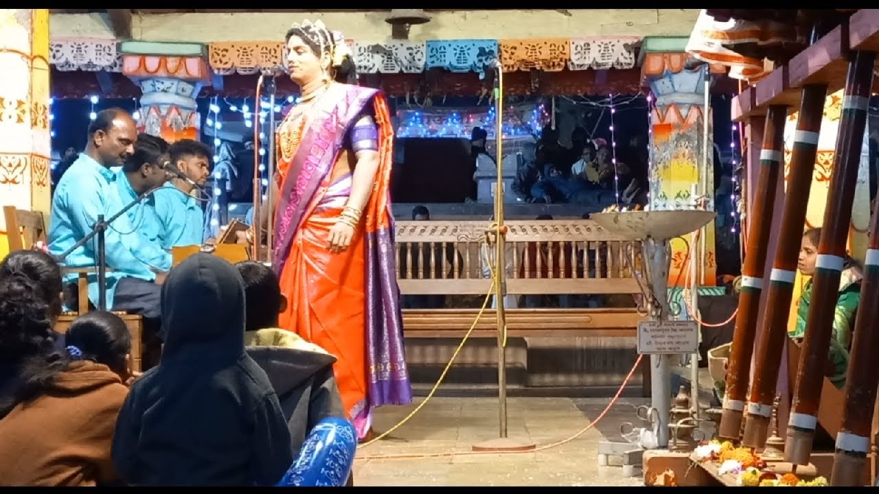हा मंद वारा संगीत 💥|| अप्रतिम स्त्री वेशात साकारले😍|| हवा धुंद झाली🔥|| बाळकृष्ण गोरे दशावतार नाटक