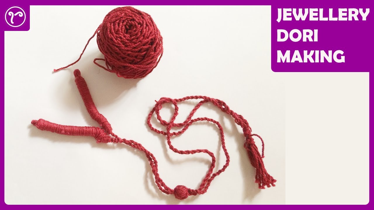 DIY Designer Cotton Thread Dori for Handmade  Jewellery | Jewellery Making