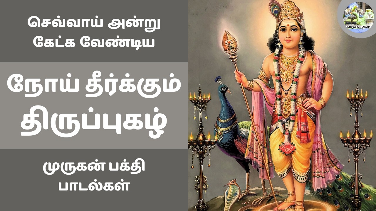 நோய் தீர்க்கும் திருப்புகழ் | செவ்வாய் அன்று கேட்க வேண்டிய முருகன் பக்திப் பாடல்கள | #Thirupugal