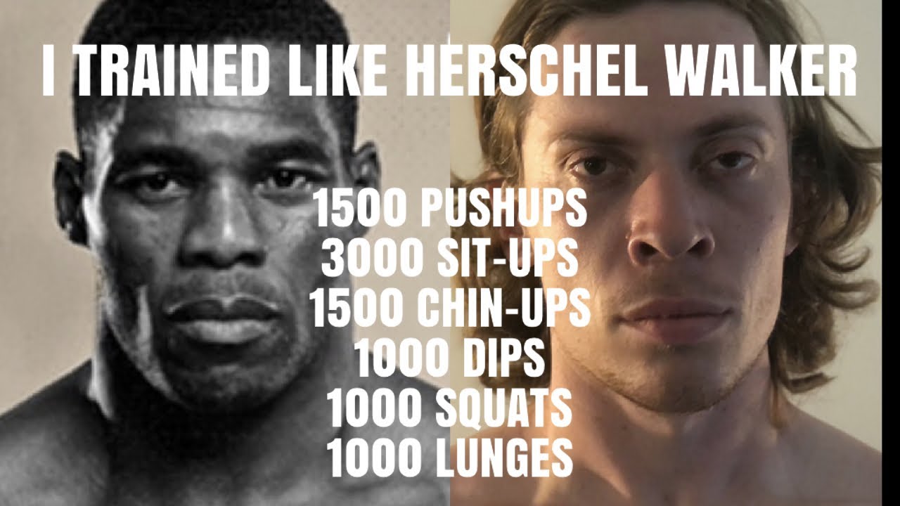 I TRAINED AND ATE LIKE HERSCHEL WALKER (crazy high volume workout and intermittent fasting)