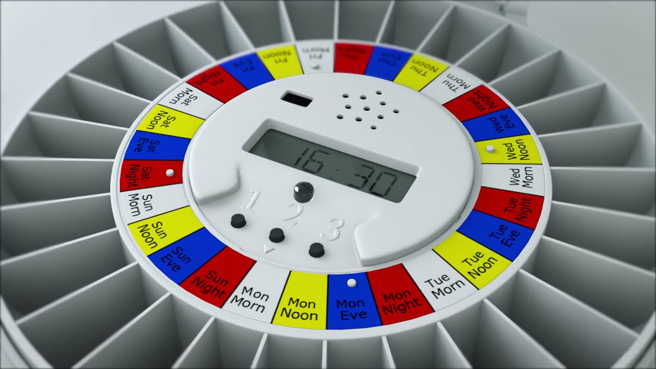 Pivotell video guide 4: the Advance Automatic Pill Dispenser Menu 'B'