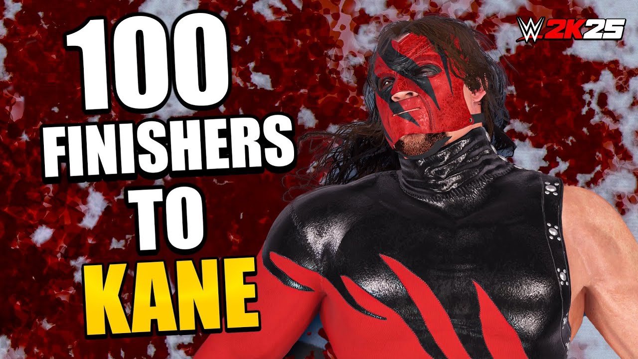 WWE 2K25: 100 финишеров Кейна