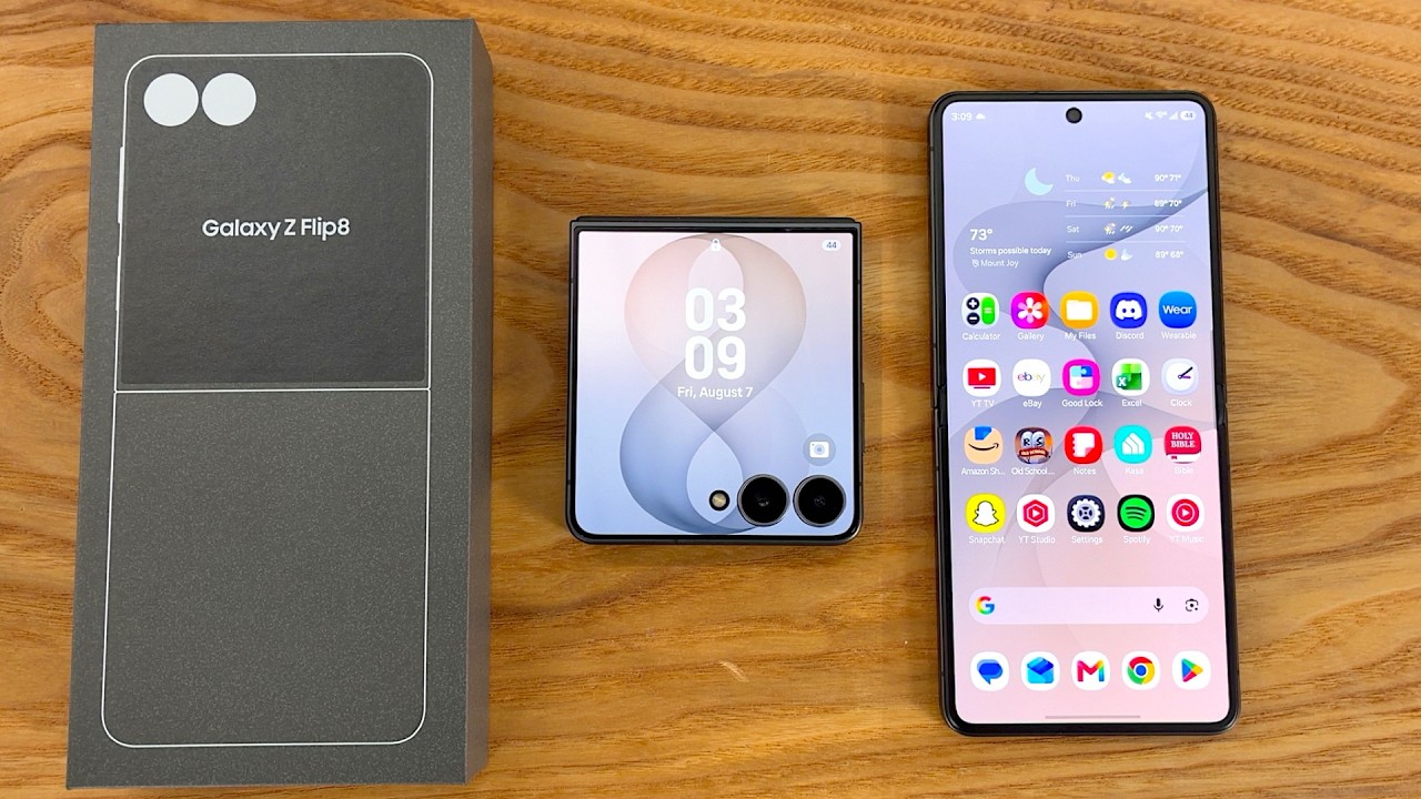 Samsung Galaxy Z Flip 8: распаковка и первые впечатления!
