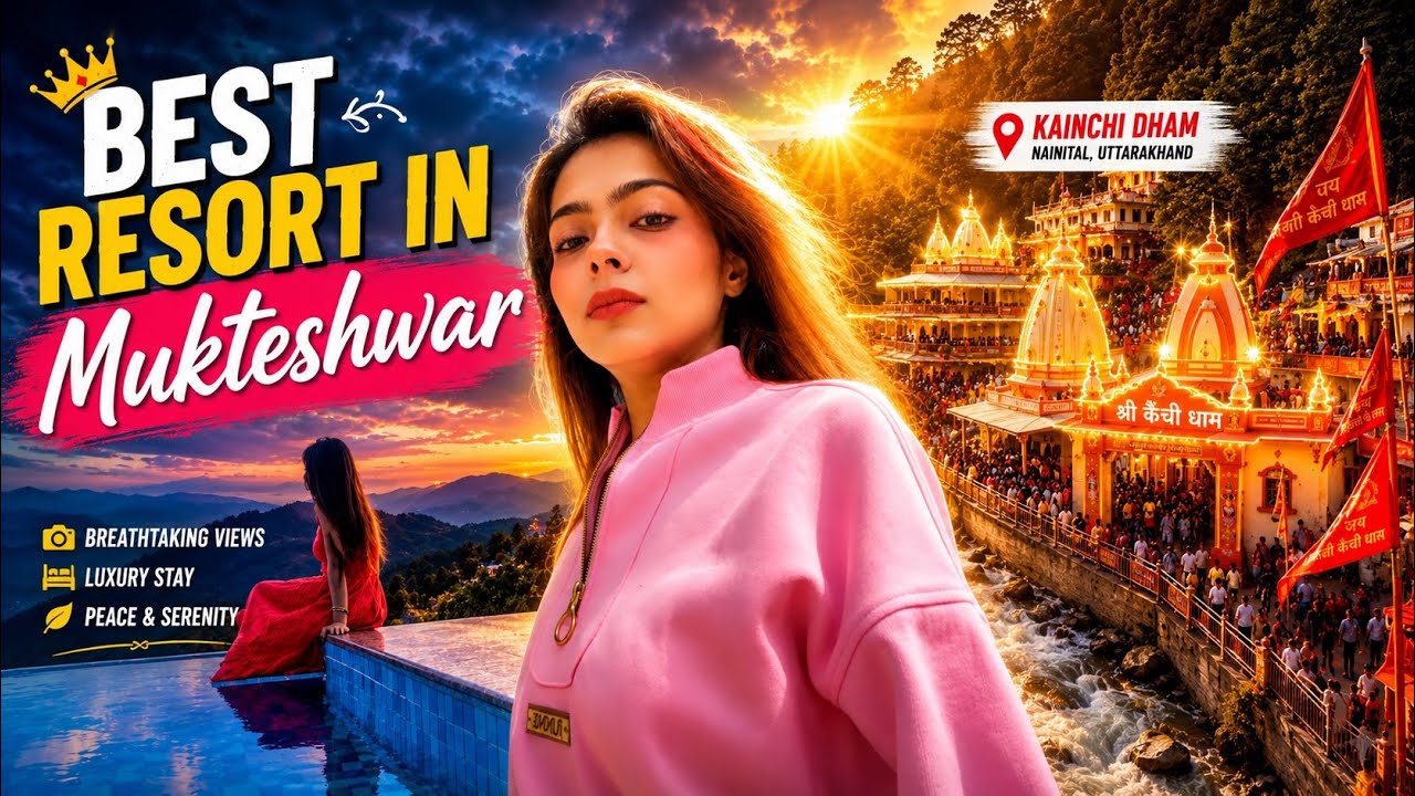 Holi in Uttarakhand 🇮🇳 | Mukteshwar to Kainchi Dham (Nainital Travel Vlog) Holi Special !
