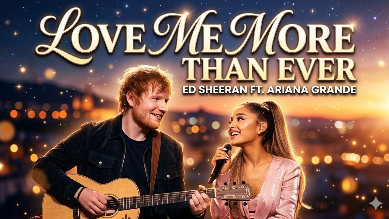 Love Me More Than Ever- Edsheeran ft Ariana Grande( 2026 Official Music Video) Emotional Love Song.