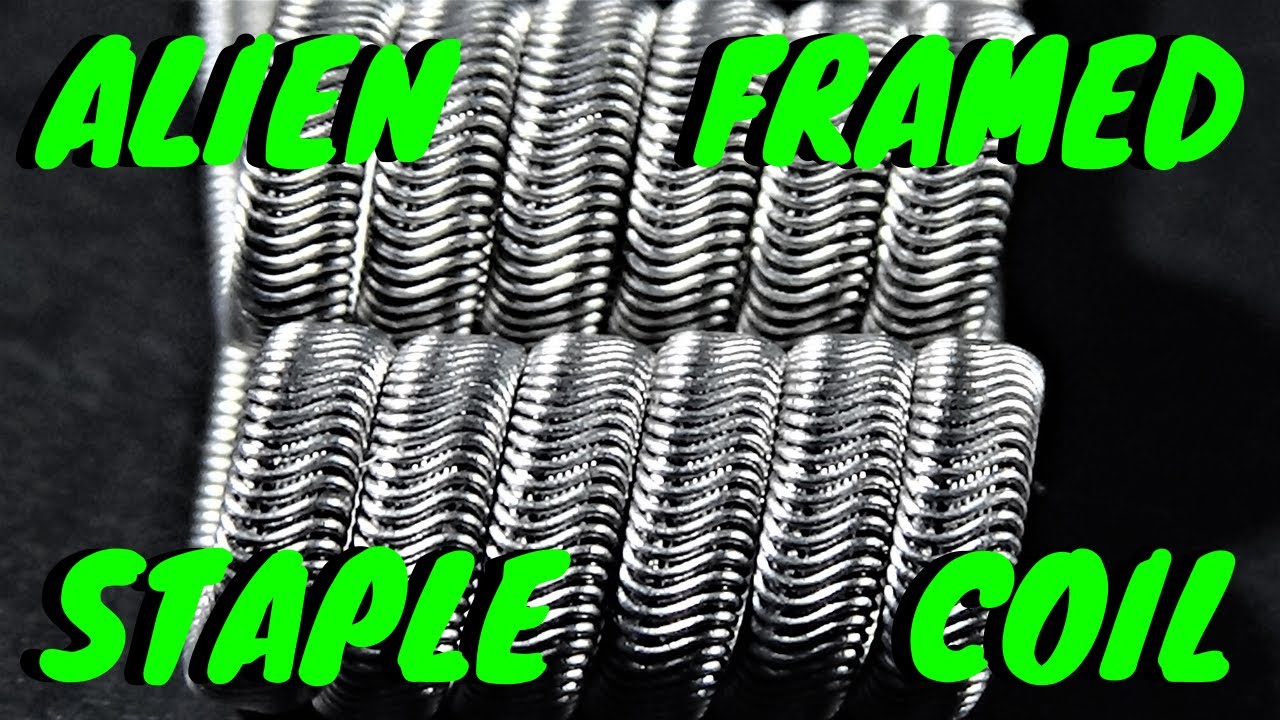 Alien Framed Staple Coil - Fralien Coil Build - GEORGE MPEKOS