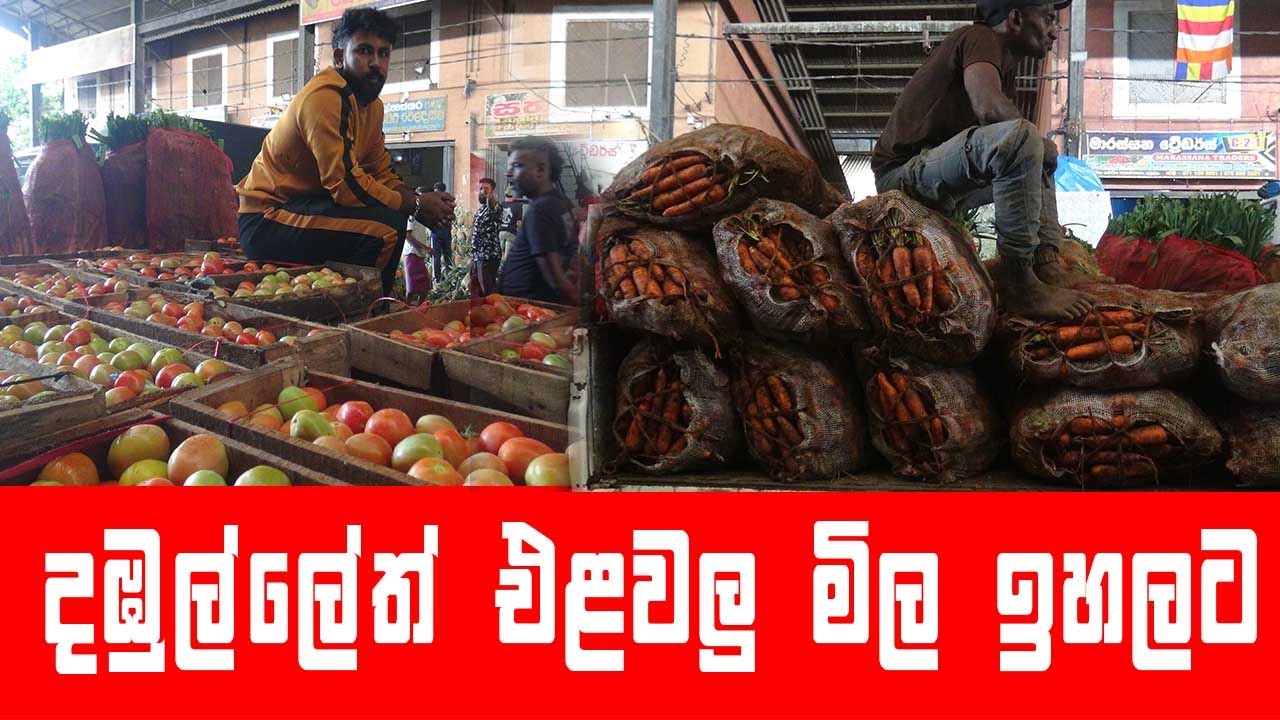 දඹුල්ලේත් එළවලු මිල ඉහලට/Lanka Live