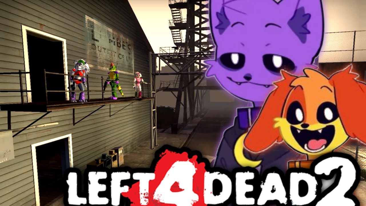 Dogday and Catnap getting help from Animatronics on the passing campaign | Left 4 Dead 2 Indonesia