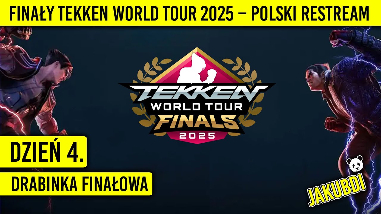 🔴 Finały Tekken World Tour 2025 - dzień 4, drabinka finałowa i nowa postać (o 17:00)