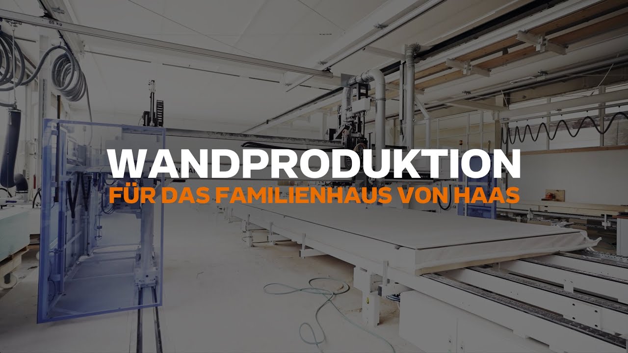 Wandproduktion bei Haas - Das Thermoprotect Wandsystem