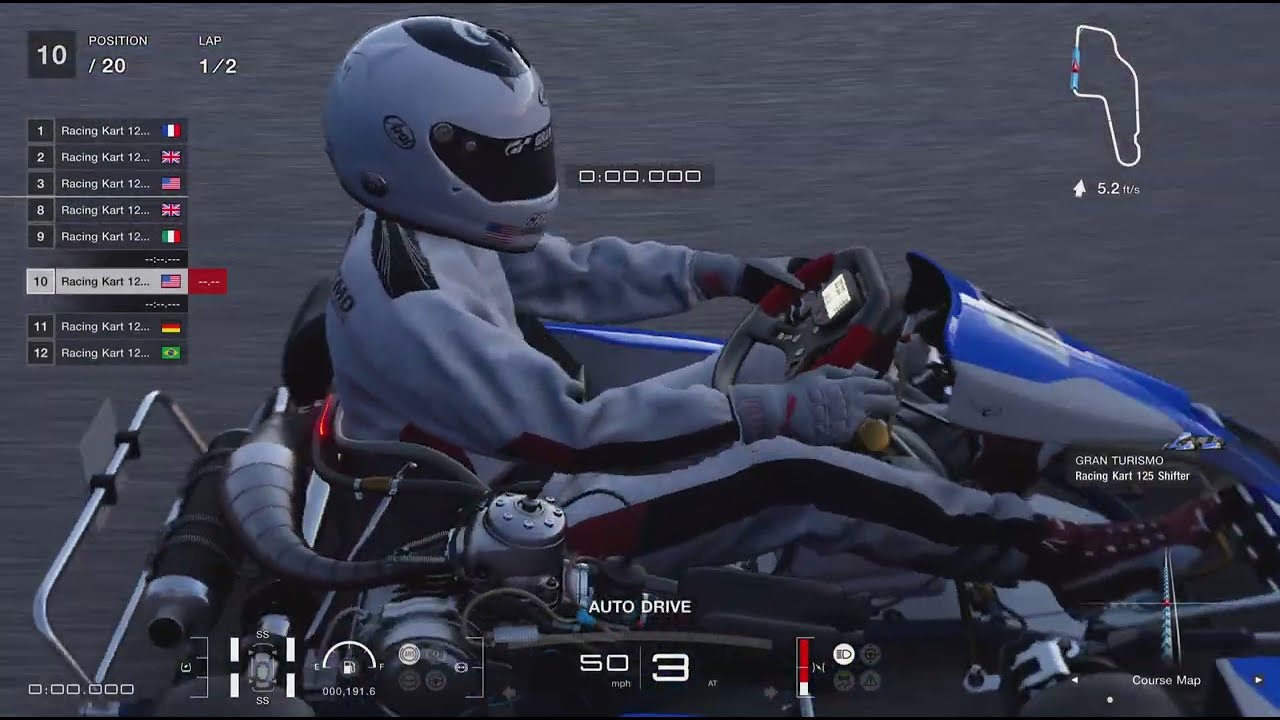 Gran Turismo 7 - Daily Marathon Race - Watkins Glen SC - Racing Kart 125 Shifter - GT7 - PS5