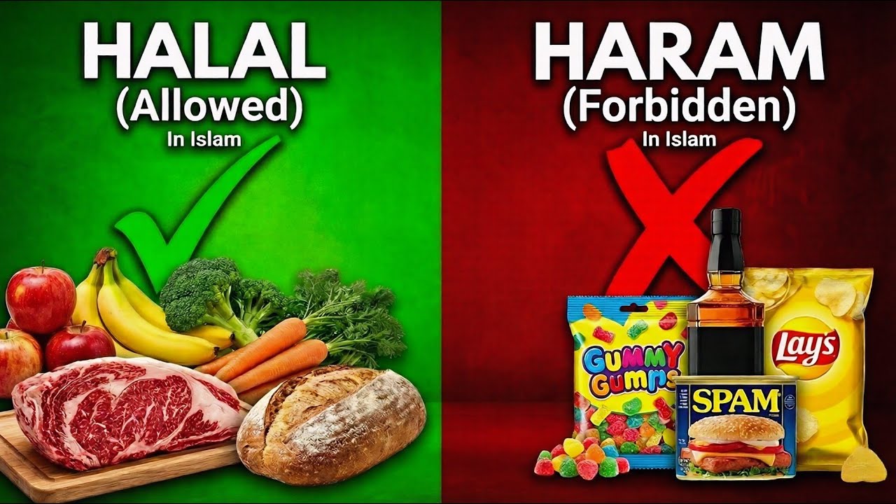 100 Food Items: What is Halal and Haram in Islam? 🕌