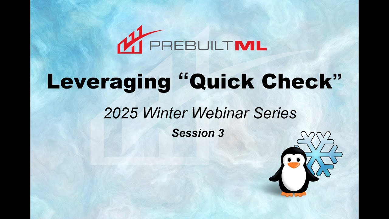 Leveraging Quick Check | Winter Webinar Series 2025