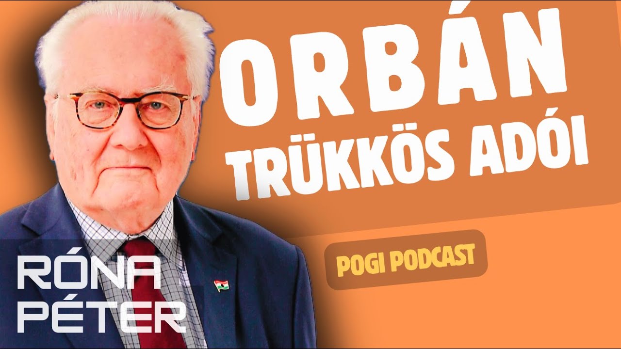 Róna Péter: Orbán trükkös adói ⎮🎙POGI PODCAST