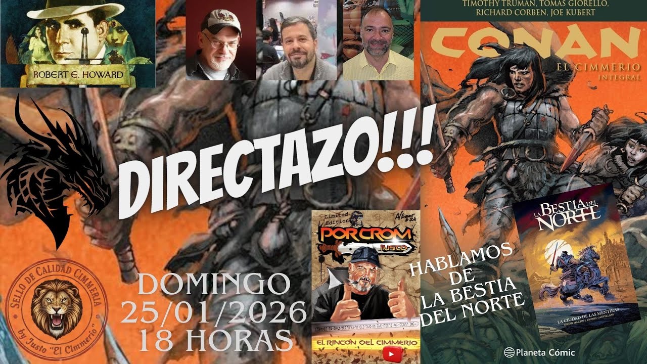 CONAN EL CIMMERIO - DIRECTAZO!!! EN EL RINCON DEL CIMMERIO