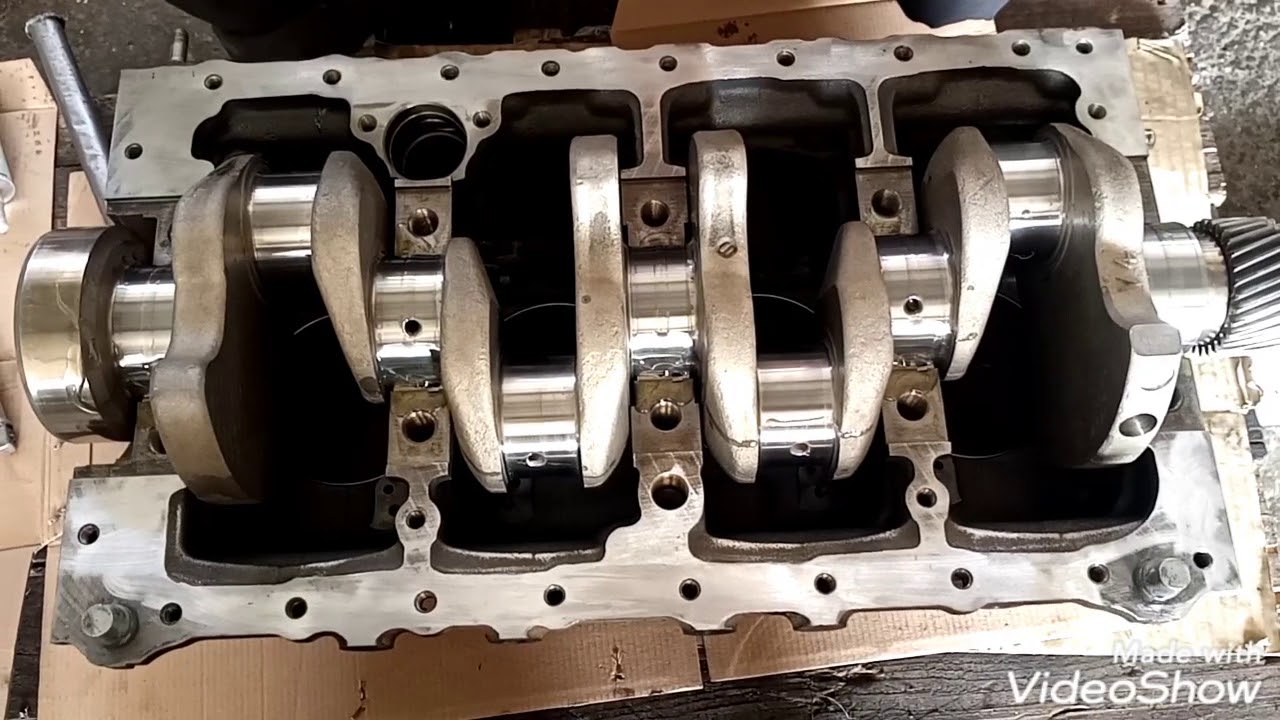 ايسوزو ديماكس  شرح و طريقة تركيب عمود الكرنك ايسوزو ديزل diesel crankshaft installation