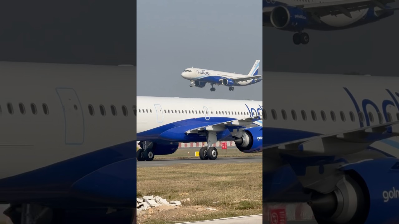 IndiGo IndiGo Everywhere 🛫 | AirBus | #shorts #trending #viralshorts #aviation #indigo #airbus