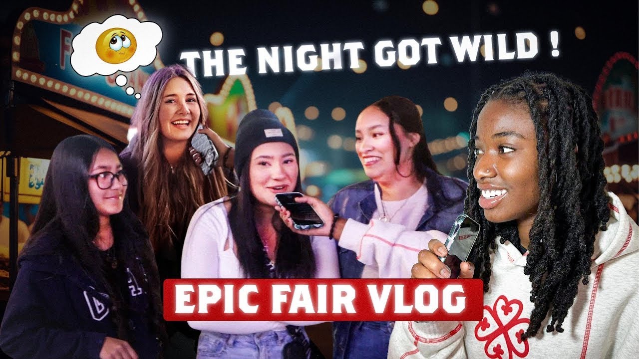 Fair Vlog Gone Wild! | Strangers React to Our Crazy Questions! 🎡😂