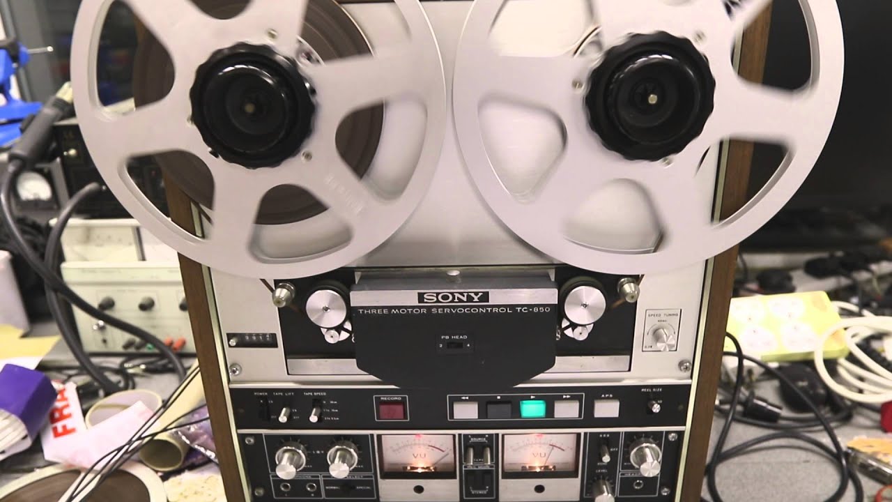So called working Sony TC-850 reel to reel tape recorder Part 2/2