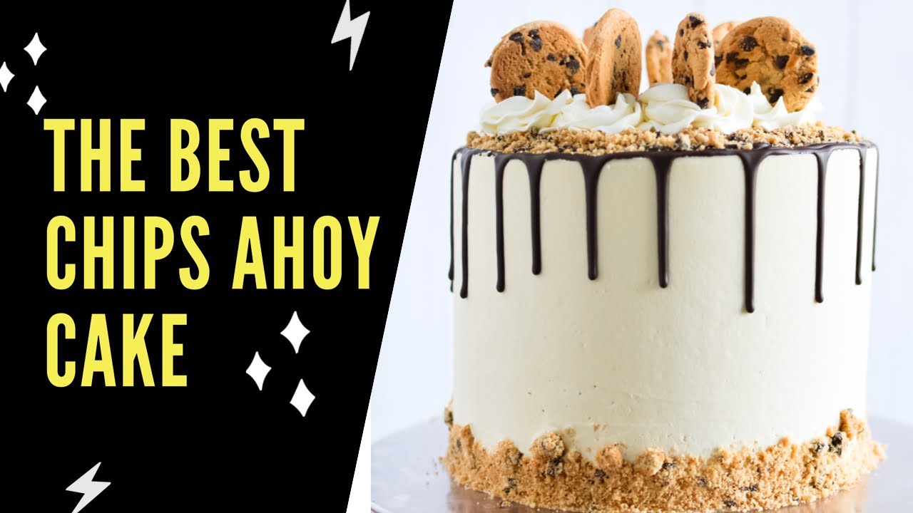 EASY Chips Ahoy Cake | Kris Marie Bakes