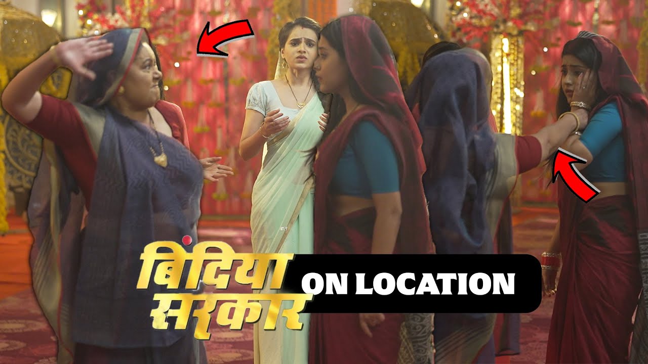 Bindiya Sarkar On Location  तापसी की चाल हुई कामयाब ;पड़ी बिंदिया को थप्पड़। Viral Tv