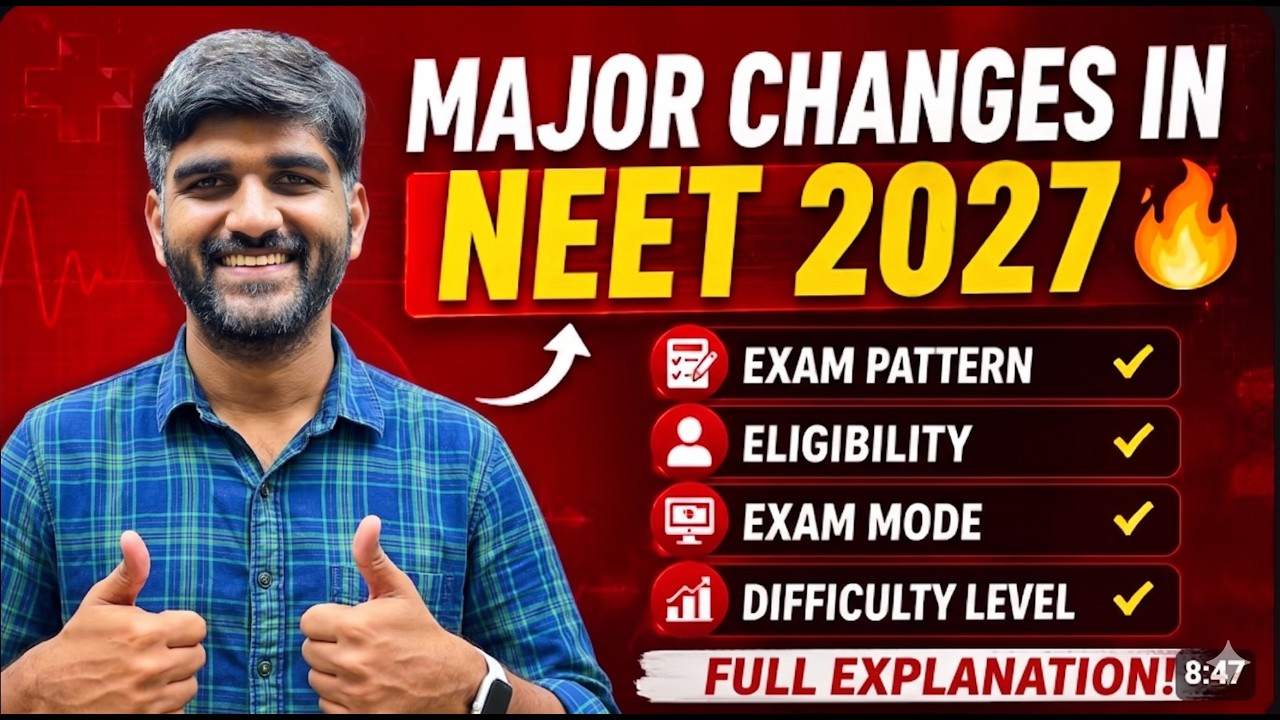 Big Change in NEET 2027🔥 Online Exam Confirmed Exam Pattern Update 🤯 | NEET UG Latest News #neet