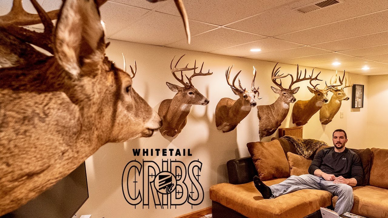Whitetail Cribs: OHIO Man Cave Stacked With Nontypical Whitetails