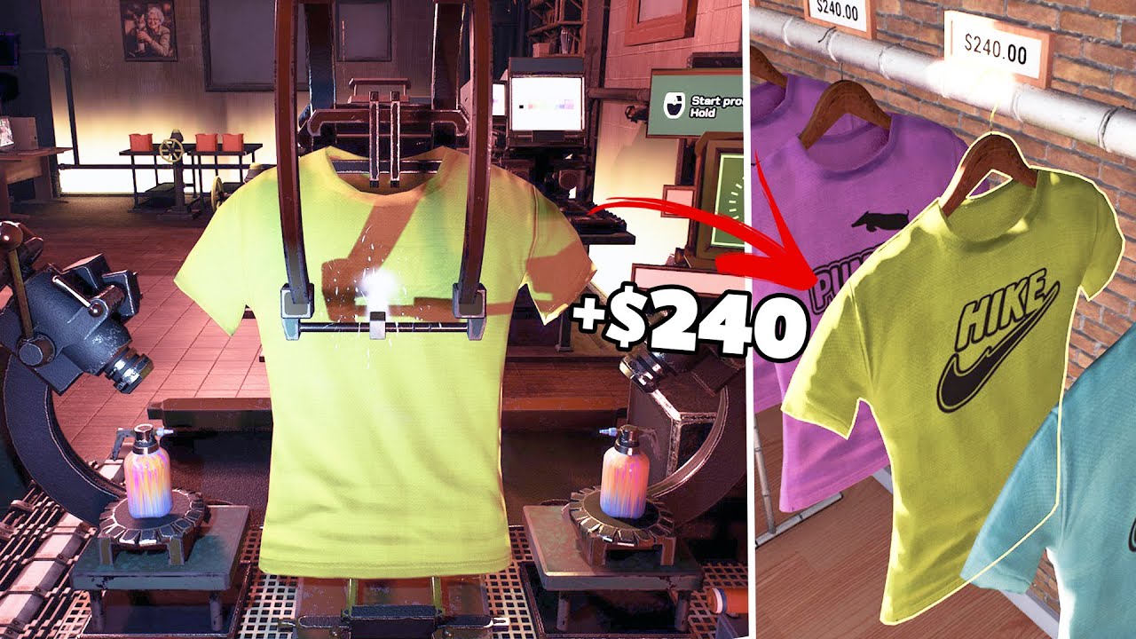 I Made $240 Selling Fake Shirts in Laundering Simulator