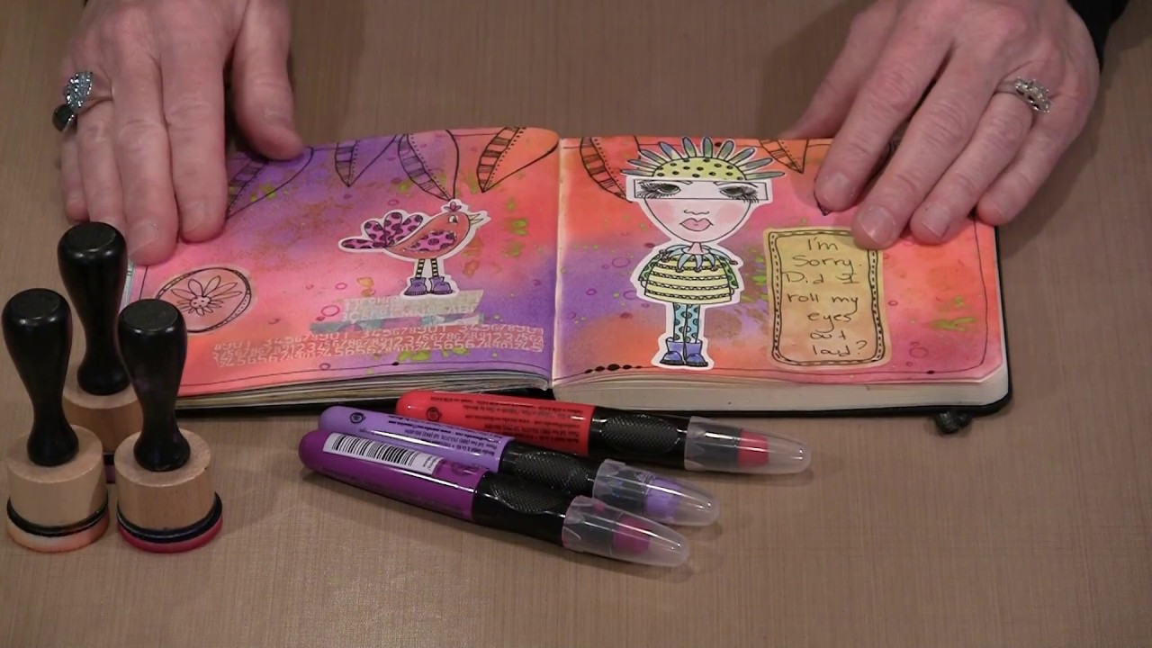 More Techniques With Marabu Art Crayons by Joggles.com