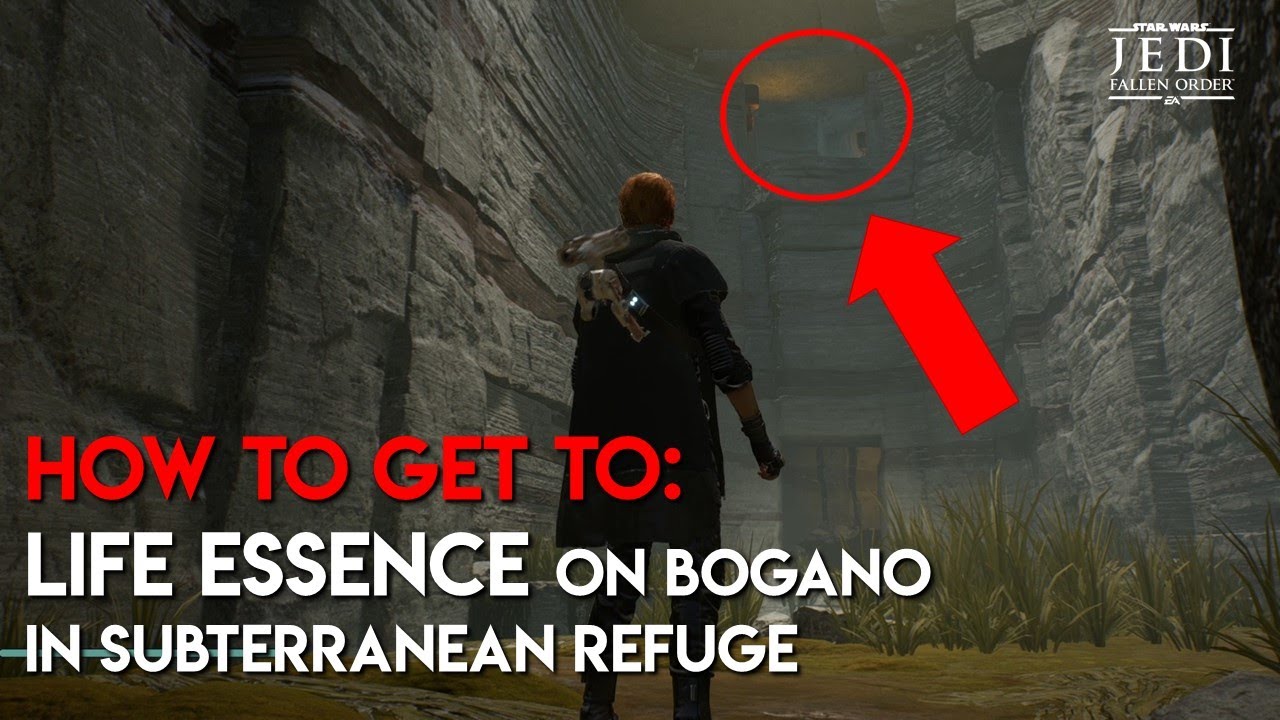 HIDDEN Life Essence in Subterranean Refuge on Bogano! || Star Wars Jedi Fallen Order Guide