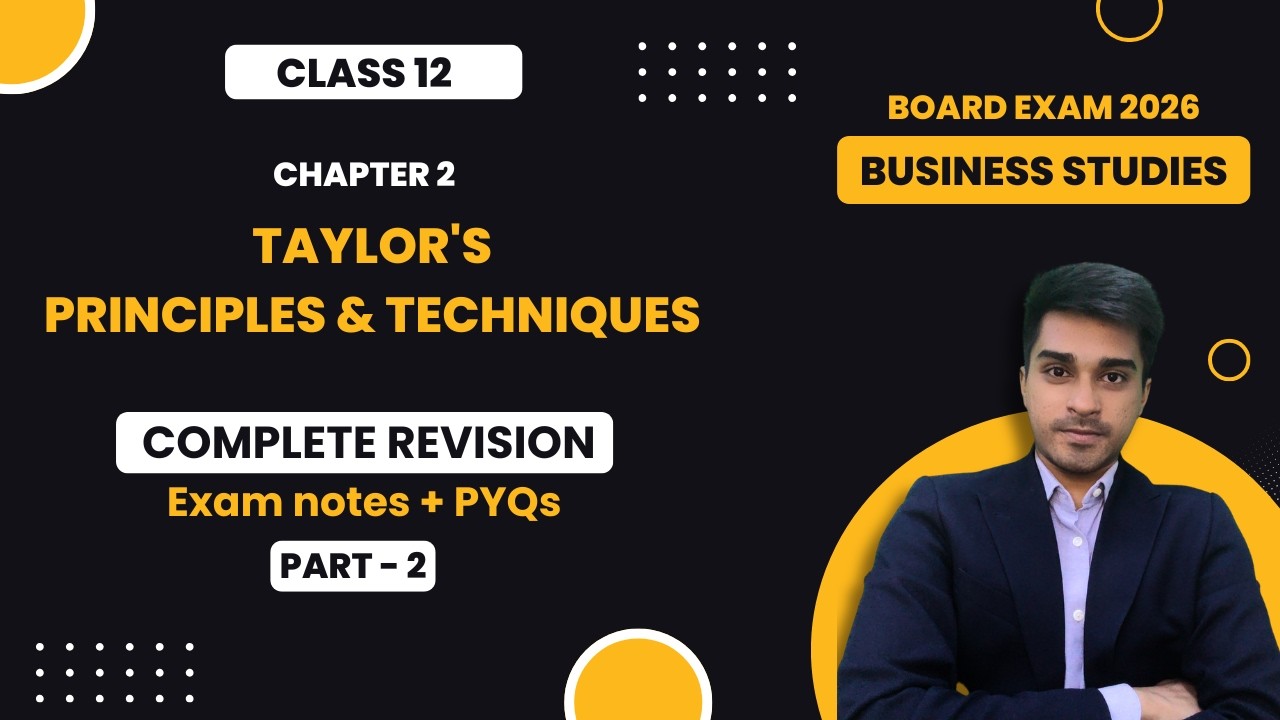 Principles of Management Class 12 | Part 2 | Board Exam Revision | CBSE Business Studies 2026