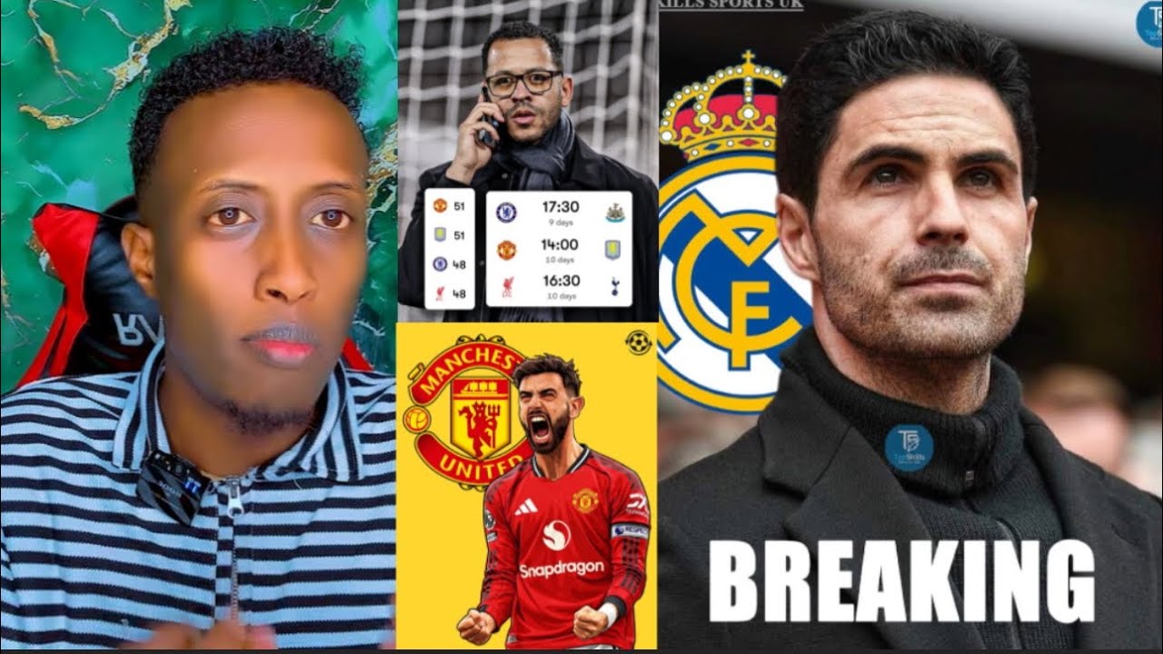 Arteta Oo Arsenal Ka Tagaya, Hishiiska Bruno Fernandes, Tartanka Top-4 Meel Xasaasi ah Maraya