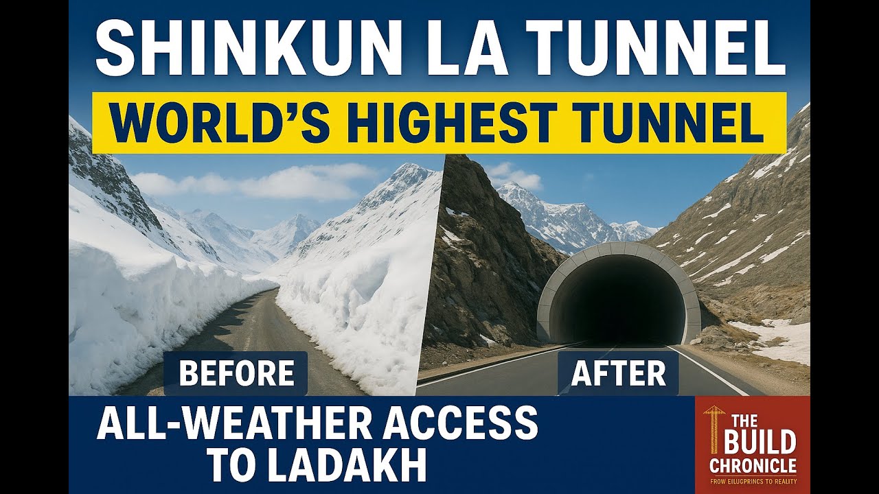 Shinkun La Tunnel | India&rsquo;s Highest All-Weather Tunnel for Ladakh