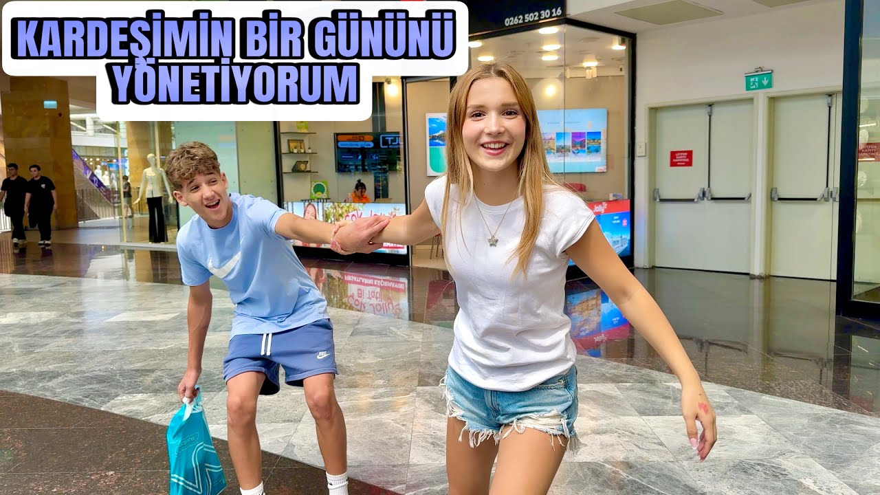 Kardeşimin Bir Gününü Yönetiyorum. Ecrin Su Çoban & HÜSO